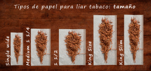 Comprar papel fumar tabaco single wide organico